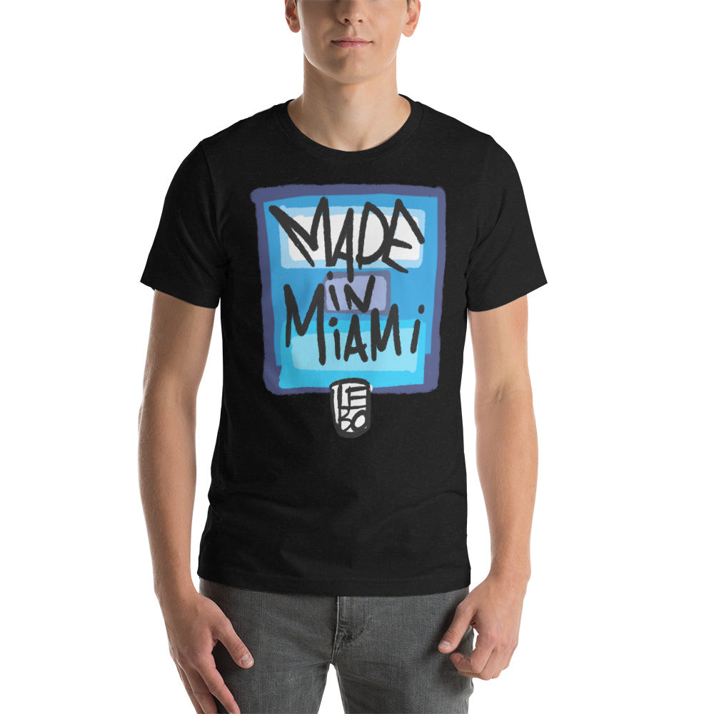 Made In Miami Blues - Lebo Unisex Short-Sleeve T-Shirt